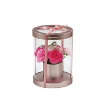 Szappan rózsacsokor rose gold henger dobozban